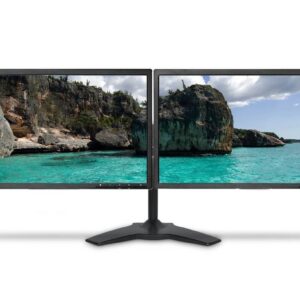 Dual 22'' LCD Monitor 1600x900 External Hard Drive Enclosure Dual Monitor